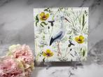 PAW knutsel servetten Ooievaar en veld bloemen nr 490, Verzenden, Nieuw, Materiaal