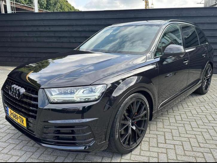 Audi Q7 3.0 TDI 200KW  Quattro Bak+Ketting Nw 2016 Zwart SQ7, Auto's, Audi, Particulier, Q7, 4x4, ABS, Achteruitrijcamera, Adaptieve lichten