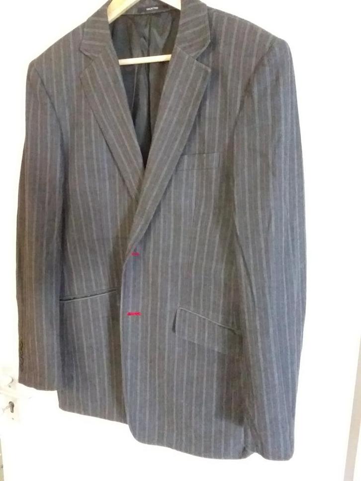 Colbert jasje maat 52, Kleding | Heren, Kostuums en Colberts, Zo goed als nieuw, Maat 52/54 (L), Grijs, Ophalen of Verzenden