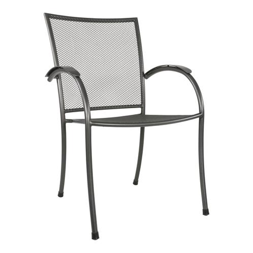Tuinstoel nordic stapelbaar gepoedercoat staal, Tuin en Terras, Tuinstoelen, Nieuw, Metaal, Stapelbaar, Ophalen of Verzenden
