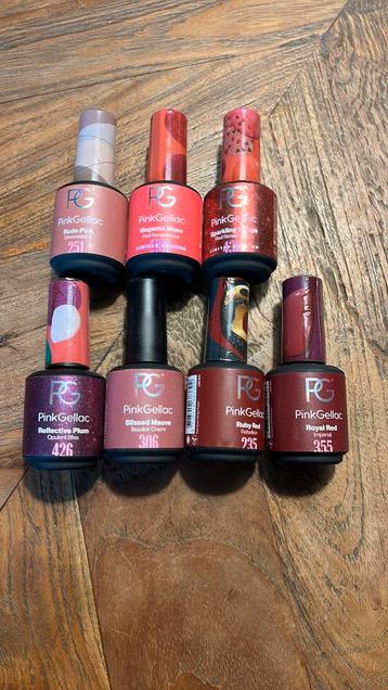 Verschillende kleuren Pink Gellac! beschikbaar voor biedingen