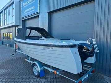 NIEUWSTAAT! Valory 550 + Tohatsu 15PK *2024* beschikbaar voor biedingen