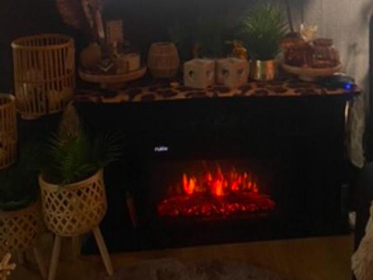 Elektrische haard, Huis en Inrichting, Haarden, Zo goed als nieuw, Elektrische haard, Ophalen