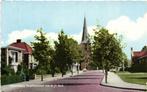 Dinxperlo, Raadhuisstraat met N.H. Kerk - 1977 gelopen, Verzamelen, Ansichtkaarten | Nederland, Ophalen of Verzenden, Voor 1920