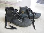 ALL STARS CONVERSE zwart leer hoog maat 38, Zwart, Ophalen of Verzenden, Converse All Stars, Sneakers of Gympen
