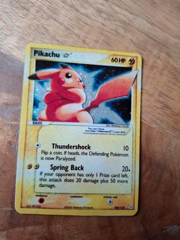 Pikachu kaart 2006 beschikbaar voor biedingen