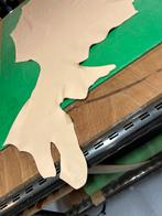 Beige kleur Italiaanse leer 1.3mm dikte soepel en glad A-208, Hobby en Vrije tijd, Stoffen en Lappen, Beige, Leer of Kunstleer