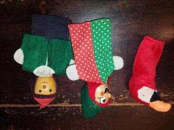 3 vingerpoppetjes beschikbaar voor biedingen