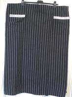 NIEUW! KOKSSLOOF 🧑‍🍳zwart met witte krijtstreep, Verzenden, Nieuw, Zwart, Overige typen