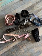 Tas met damesriemen, Ophalen of Verzenden, Gedragen, Zwart, 80 tot 90 cm