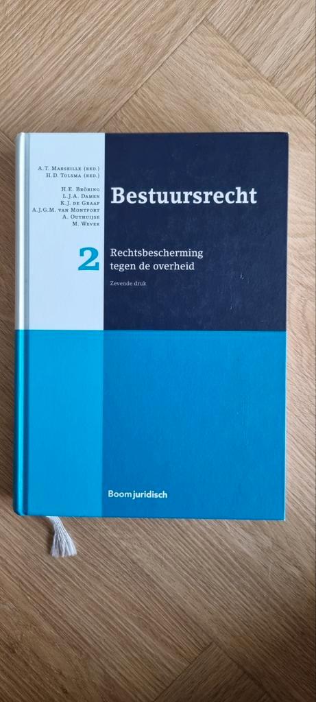 Bestuursrecht 2 - Rechtsbescherming Overheid, Boeken, Studieboeken en Cursussen, Zo goed als nieuw, HBO, Alpha, Ophalen of Verzenden