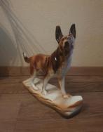 Frans faience beeld van hond, Ophalen of Verzenden