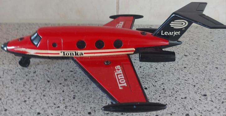 Vintage Tonka Learjet 1979, Verzamelen, Luchtvaart en Vliegtuigspotten, Zo goed als nieuw, Overige typen, Ophalen of Verzenden