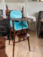 Antieke Houten Kinderstoel met Eetblad, Kinderen en Baby's, Kinderstoelen, Ophalen, Gebruikt, Overige typen, Afneembaar eetblad