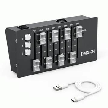 DJLicht DMX controller met accu 24 kanalen beschikbaar voor biedingen