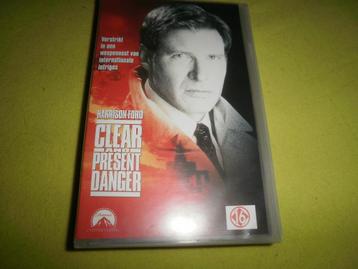 CLEAR AND PRESENT DANGER! Thriller met H.Ford Op VIDEO! beschikbaar voor biedingen
