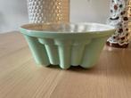 Petrus regout puddingvorm groen retro vintage, Gebruikt, Ophalen of Verzenden, Schaal of Schalen, Overige stijlen