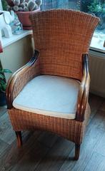 Rieten zetel - brocant - vintage, Huis en Inrichting, Fauteuils, Ophalen, Zo goed als nieuw, Minder dan 75 cm