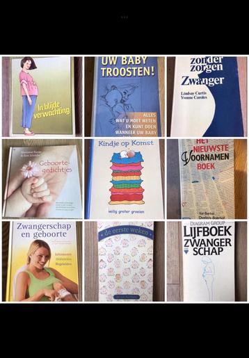 9 Boeken zwangerschap geboorte bevalling borstvoeding baby’s beschikbaar voor biedingen