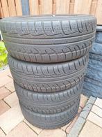 Kumho 195/60R15 88H winterbanden met stalen velgen, Ophalen, Gebruikt, 15 inch, Velg(en)