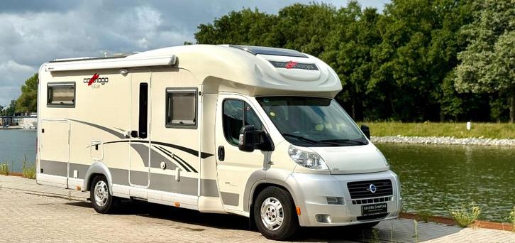 Carthago Chiq 4.8 T Plus met hefbed, levelsysteem, lithium, Caravans en Kamperen, Campers, Bedrijf, tot en met 4, Half-integraal