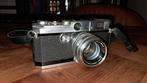 Canon L2 met 50mm f1.8 chrome lens, Audio, Tv en Foto, Fotocamera's Analoog, Ophalen of Verzenden, Zo goed als nieuw, Canon