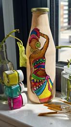 glazed fles kunst, Antiek en Kunst, Kunst | Designobjecten, Ophalen