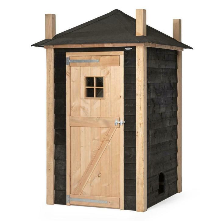 Voldux Houten Konijnenhok Hooiberg Mees, Dieren en Toebehoren, Vogels | Hokken en Kooien, Ophalen of Verzenden