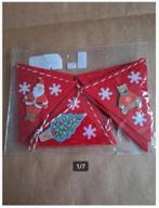 Vilten kerstvlaggen, Onbekend, Ophalen of Verzenden, Zo goed als nieuw, Losse verkoop