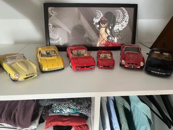 Miniatuur auto o.a. merk Ferrari Jaguar beschikbaar voor biedingen