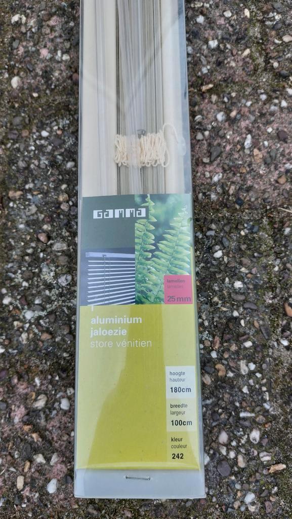 Nieuwe Gamma Aluminium Jaloezie 180x100cm, Huis en Inrichting, Stoffering | Gordijnen en Lamellen, Nieuw, 150 tot 200 cm, 50 tot 100 cm