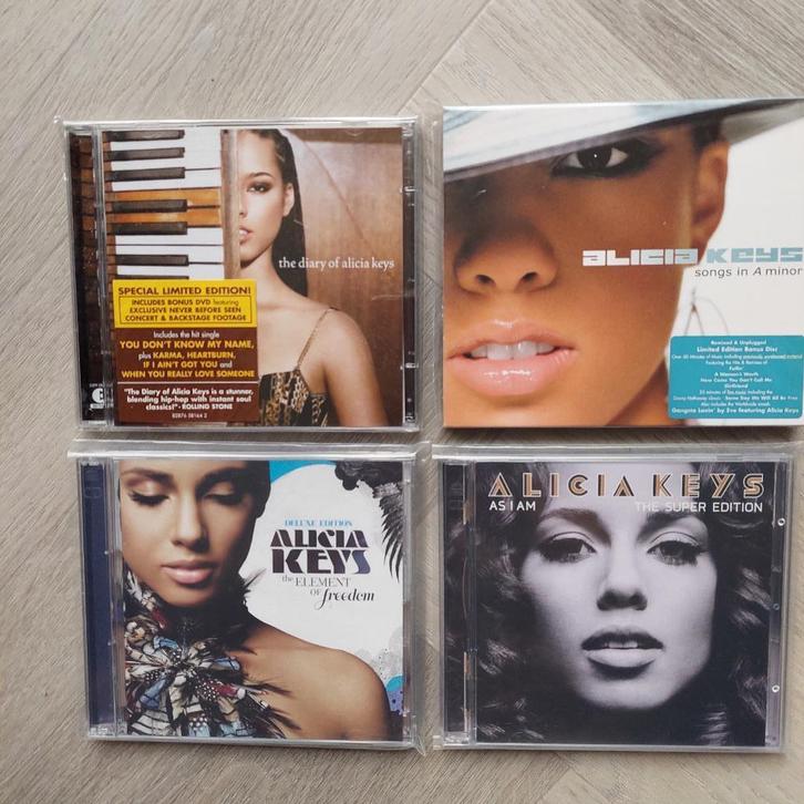 4 x Limited CD/DVD Editions Albums / Alicia Keys, Nieuwstaat, Cd's en Dvd's, Cd's | R&B en Soul, Zo goed als nieuw, Soul of Nu Soul
