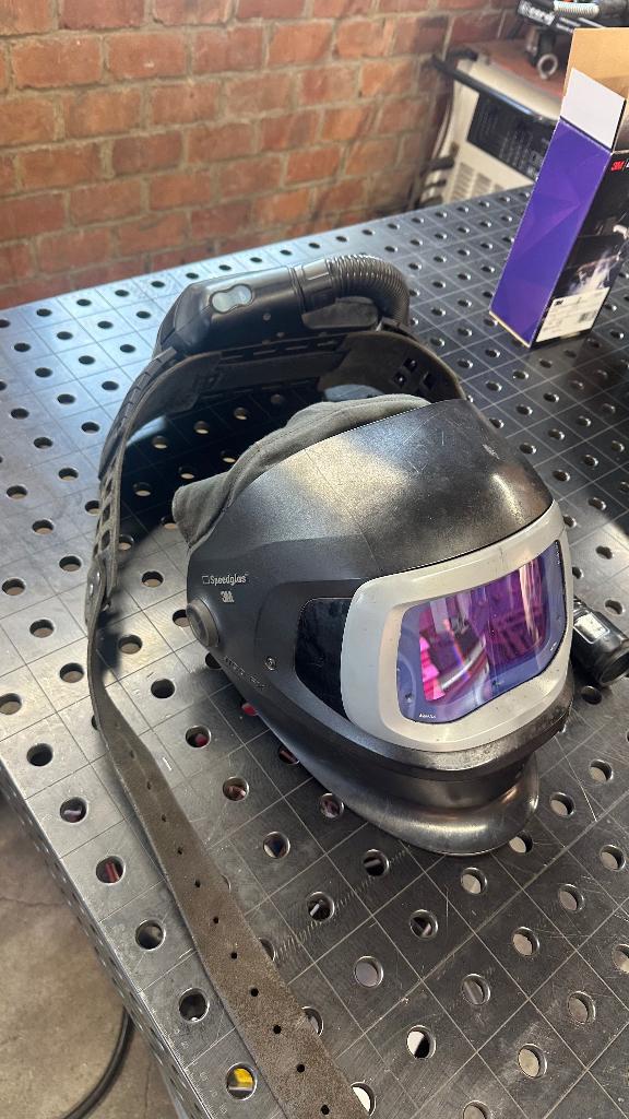 Speedglas 9100 fx air + extra’s, Doe-het-zelf en Verbouw, Laskappen, Gebruikt, Lasfilter, Ophalen