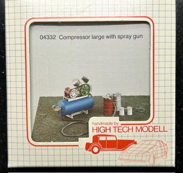 Compressor met spuitpistool. New. 1/43, Hobby en Vrije tijd, Modelbouw | Auto's en Voertuigen, Nieuw, Overige typen, 1:32 tot 1:50