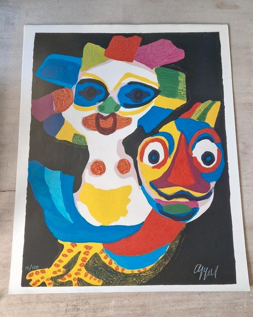 Karel Appel "Circus", Verzamelen, Posters, Zo goed als nieuw, Overige onderwerpen, Deurposter of groter, Rechthoekig Staand, Ophalen of Verzenden