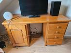 Massief eikenhouten bureau, Ophalen, Zo goed als nieuw
