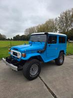 Toyota landcruiser bj40 1977 3B gereviseerd belastingvrij., Auto's, Zwart, 4 cilinders, Blauw, Vierwielaandrijving