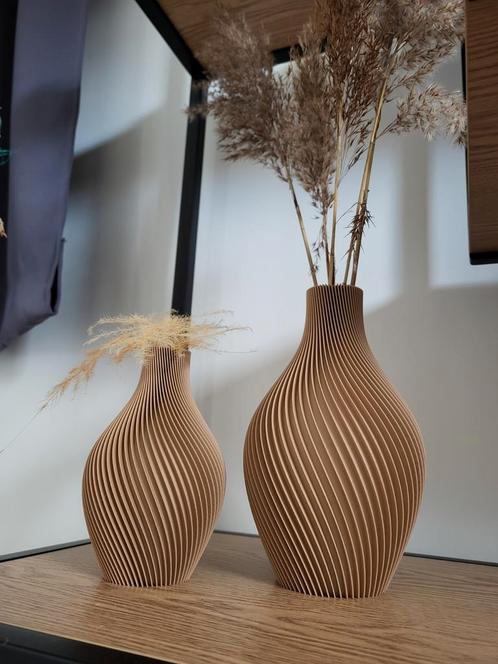 3d vazen, Huis en Inrichting, Woonaccessoires | Vazen, Zo goed als nieuw, Minder dan 50 cm, Ophalen of Verzenden