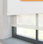 rolgordijn / duo / inbetween/ Dubbel Rolgordijn in 1, Ophalen of Verzenden, Zo goed als nieuw, Wit, 150 tot 200 cm