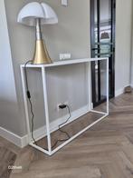 Witte sidetable (RAL 9010) Table du Sud, type Rabiolo, Huis en Inrichting, Tafels | Sidetables, Ophalen, 100 tot 150 cm, Zo goed als nieuw