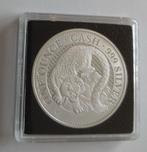 Zilver oz munt - St. Helena Cash - Snow Leopard 2024, Ophalen, Zilver