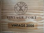 Een volle houten kist (OWC)   6 x Kopke vintage port 2005, Ophalen of Verzenden, Zo goed als nieuw, Vol, Overige gebieden