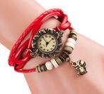 dames / meisjes horloge / fashion in 2 kleuren - nieuw, Ophalen of Verzenden, Nieuw
