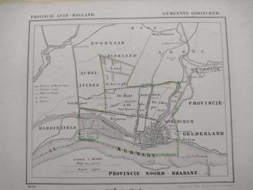 44 Gorinchem de Haar Schelluinen Litho Kuyper 1867 beschikbaar voor biedingen