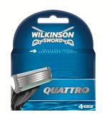 WILKINSON SWORD QUATTRO PAK 4 STUKS (2 voor €10,-), Nieuw, Gehele gezicht, Ophalen of Verzenden, Verzorging