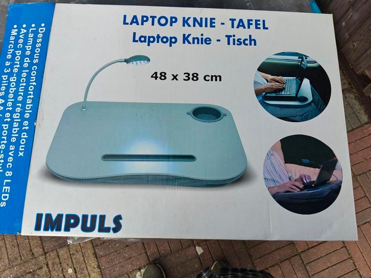 Laptop Knietafel - Nieuw in verpakking!, Computers en Software, Laptoptafels, Nieuw, Ophalen of Verzenden