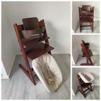 Stokke Tripp Trapp bruin met babyset en newbornset, Ophalen of Verzenden, Zo goed als nieuw, Stokke Tripp Trapp, Stoelverkleiner
