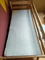 Ecologisch dormiente matras 140x70 met linnen hoeslakens, Ophalen, Gebruikt, 70 tot 85 cm, 140 tot 160 cm