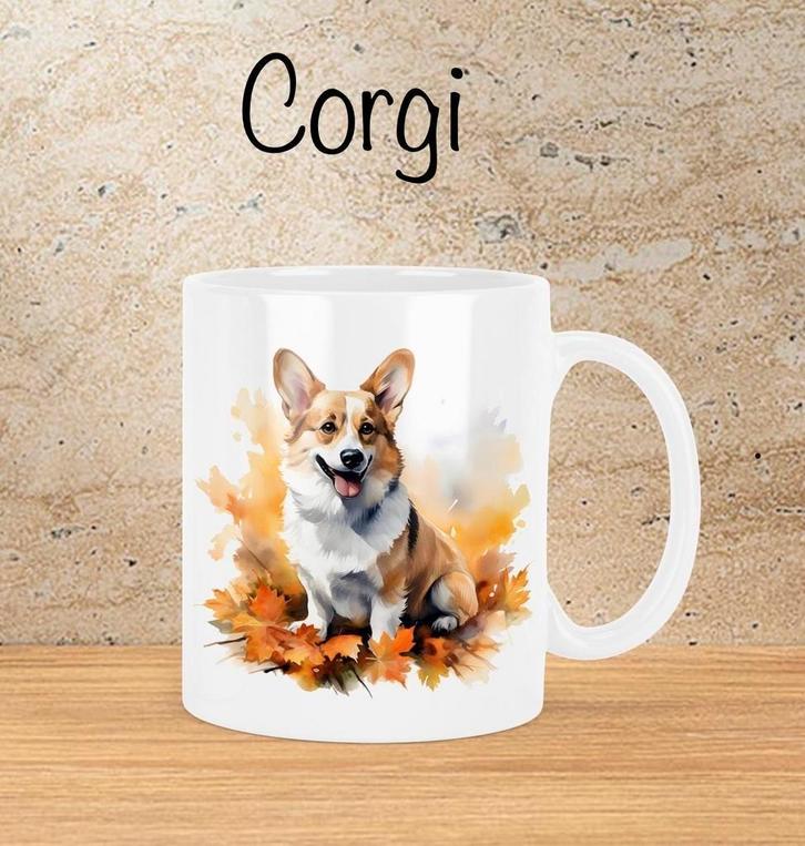 Corgi Herfstmok, Huis en Inrichting, Keuken | Servies, Nieuw, Kop(pen) en/of Schotel(s), Overige stijlen, Ophalen of Verzenden