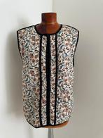 Bloemenprint Harper & Yve bodywarmer gilet in maat S, Kleding | Dames, Bodywarmers, Maat 38/40 (M), Beige, Ophalen of Verzenden